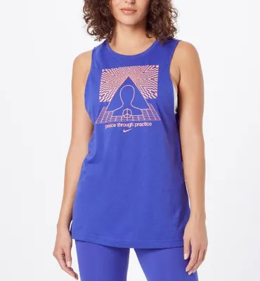 Obrázek produktu pro Unterhemd NIKE Yoga Dámské Graphic Blue Blau MIT