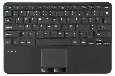 Zdjęcie produktu dla Klawiatura bezprzewodowa z touchpadem 2 4GHZ bluetooth