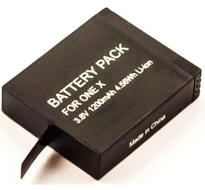 Produktbild von Akku für Insta360 One X Li-Ion 3,8 Volt 1100 mAh schwarz
