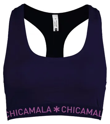 Produktbild von Damen-Rückenfreies Top, 1 Stück, einfarbig, Lila, Größe M