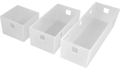 Produktbild von Schubladen-Organizer NINKA 5018.11 3-Fach weiß 251x84mm Aufbewahrungssystem