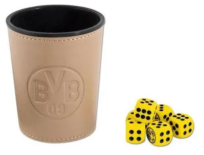 Produktbild von BVB - Würfelbecher - Set -  Borussia Dortmund