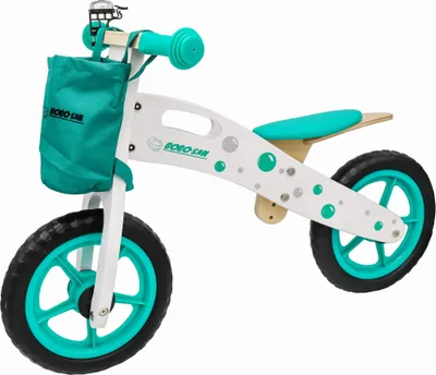 Produktbild von Bobo-San Grüner Holz-Wipptier Kinderlaufrad