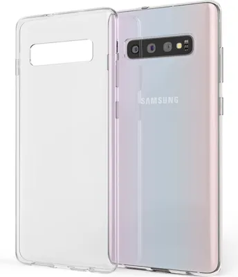Produktbild von NALIA Hülle "GLAZE" für Samsung Galaxy S10 - Klare TPU Schutzhülle, Anti-Gelb, Schlank & Leicht - Transparente Handyhülle