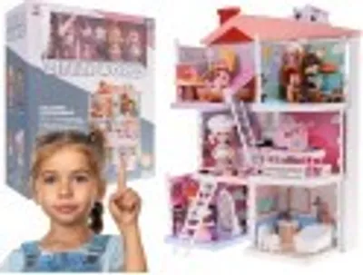 Zdjęcie produktu dla Domek dla lalek + akcesoria