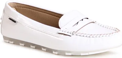 Produktbild von topschuhe24 2985 Damen Lack Halbschuhe Komfort Slipper , Farbe:Weiß, Größe:38 EU