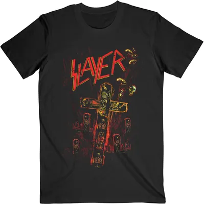 Immagine prodotto di Slayer - Maglietta "Blood Red" per uomo/donna Unisex RO1899 (XL) (Nero)