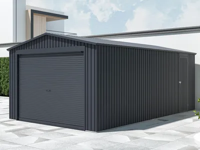Produktbild von Metallgarage Modell NovaRoll 18,65 m²