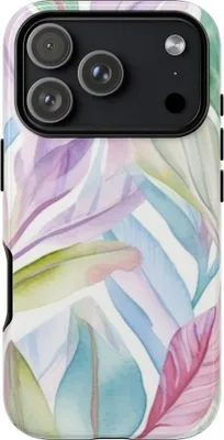 Produktbild von Aquarell-Pastellblätter – Hülle Kompatibel mit iPhone 17 Pro