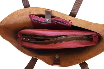 Obrázek produktu pro Dámská taška přes rameno – vintage kůže – ideální do kanceláře a na nošení notebooku