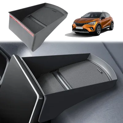 Image de Boîte de rangement pour console centrale, compatible avec Renault Captur 2