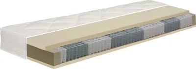 Produktbild von Matratze Dream-Latex mit Taschenfederkern 90x200 H2 (mittelfest)
