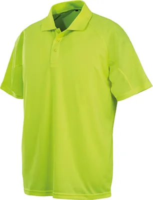 Immagine prodotto di SPIRO S288X | Polo Aircool Performance da uomo, poliestere eye-bird-Mesh - Colore: giallo fluorescente - Taglia: XXL