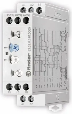 Immagine prodotto di Finder Multifunktionszeitrelais 1 St. 83.52.0.240.0000 (83.52.0.240.0000)