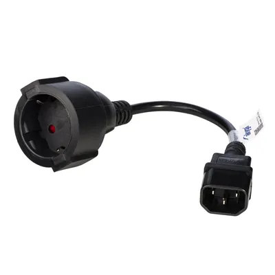 Image de Adaptateur de câble d'extension CEE 7/4 / C14 15cm AK-PC-10A