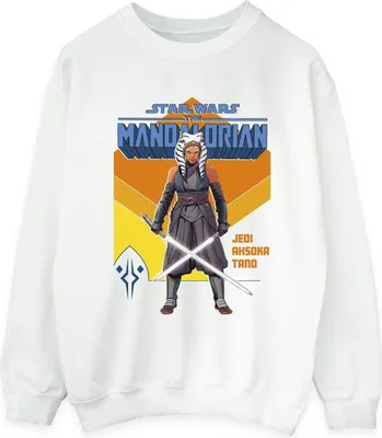 Produktbild von Star Wars - "The Mandalorian Jedi" Sweatshirt für Damen BI39237 (M) (Weiß)
