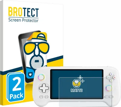 Produktbild von 2x BROTECT Schutzfolie für Anbernic RG557 Displayschutz Displayschutzfolie Folie Matt Entspiegelungsfolie