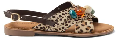 Produktbild von Lazamani Marika Damen Sandalen Leopard Größe 38