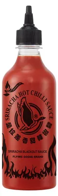 Zdjęcie produktu dla Flying Goose Sriracha Blackout extra scharfe Chilisauce 455ml