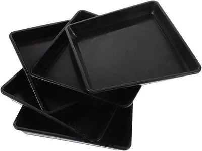 Image de Lot de 5 dessous-de-plat en plastique 18 x 18 cm