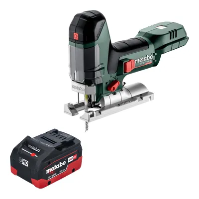 Image de Metabo ST 18 LT 130 BL Scie sauteuse sans fil 18 V 130 mm Brushless + 1x batterie LiHD 5,5 Ah - sans chargeur