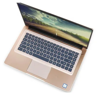 Produktbild von Computer-Tastaturabdeckung, universeller Schutz für Notebooks und Laptops, wasserdichte Schutzfolie aus Silikon