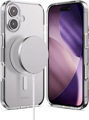 Zdjęcie produktu dla Crong Clear MAG Cover - Etui MagSafe iPhone 17 (przezroczysty), Pokrowiec, Apple, iPhone 17, 16 cm (6.3"), Przezroczysty