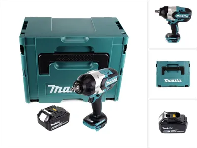 Produktbild von Makita DTW 1002 G1J Akku Schlagschrauber 18 V 1000 Nm 1/2“ Brushless + 1x Akku 6,0 Ah + Makpac - ohne Ladegerät