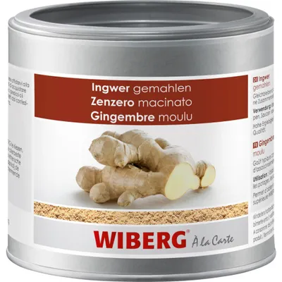 Obrázek produktu pro Wiberg zázvor mletý pikantní mírně nasládlé chuti 180g