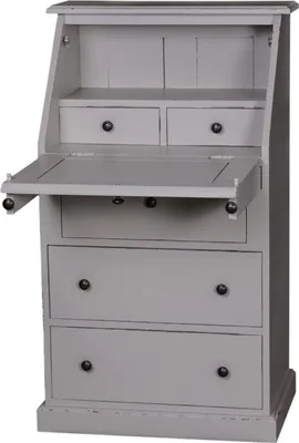 Produktbild von Casa Padrino Landhausstil Sekretär mit 5 Schubladen 65 x 45 x H. 110 cm - Möbel im Landhausstil