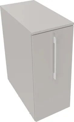 Produktbild von Orgacontainer 3OH li o. Ausfräsung B463xT900x1115mm Lichtgrau
