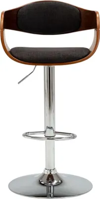 Produktbild von vidaXL Barhocker Grau Bugholz und Stoff