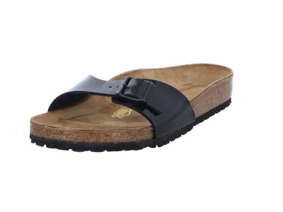 Obrázok produktu pre Birkenstock Madrid Dámske sandále E zel Strap Birko Flor Black Patent - 5,5 UK - 39 EU - 8/8,5 US / Black Patent