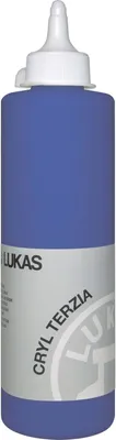Zdjęcie produktu dla Lukas Cryl Terzia Plastic Bottle Farba akrylowa Ultramarine 500 ml 1 szt.