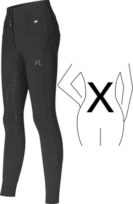 Obrázok produktu pre Kingsland KLKhloe Vysoký pás Vollgrip X-Shape Reithose Damen