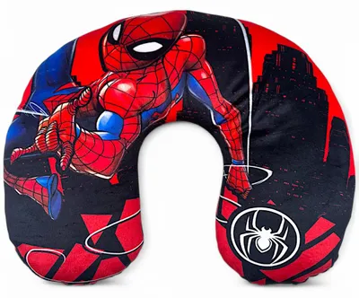 Produktbild von Reisekissen Spider-Man -  Kinder Nackenhörnchen - Marvel Nackenkissen 37x30x10 cm