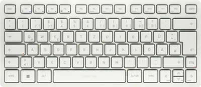Immagine prodotto di Cherry KW 7100 MINI BT, senza fili, Bluetooth, interruttore a forbice, QWERTZ, bianco