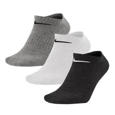 Image de Nike EVERYDAY LIGHTWEIGHT NO-SHOW (3 PAIRES) NOIR XL