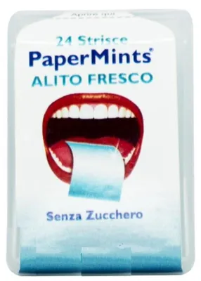 Immagine prodotto di Papermint Strisce Alitosi 24 Pezzi