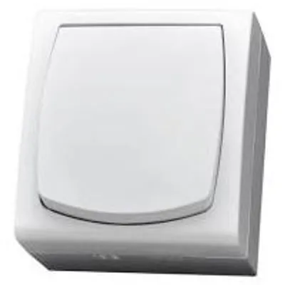 Produktbild von Ospel ŁNH-1N/00, Weiß, IP44, 250 V, 16 A, 65 mm, 46 mm