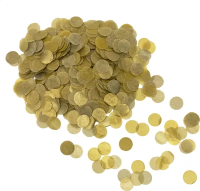 Produktbild von Oblique Unique Papier Konfetti 13 g Tischdeko für Geburtstag Party Jubiläum JGA Schuleinführung Silvester - gold