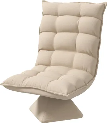 Produktbild von Relaxsessel Lesesessel, drehbar, Leinenoptik, 62 cm x 70 cm x 95 cm, Beige