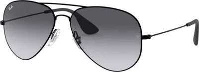 Produktbild von Ray-Ban RB3558, Erwachsener, Uni, Pilot, Schwarz, Nicht-polarisierte Linse, Metall