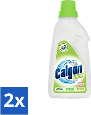 Produktbild von Calgon - Waschmaschinenreiniger - Gel - 750 ml - 15 Waschgänge - Vorteilspack - 2 Stücke