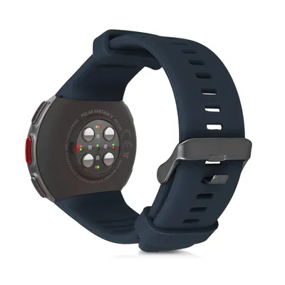 Produktbild von kwmobile Ersatzarmband kompatibel mit Polar Vantage V Armband - Fitnesstracker Band aus Silikon in Anthrazit