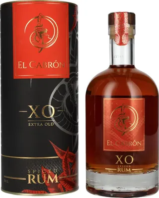 Image de El Cabrón XO Extra Old Spiced Rum 43% Vol. 0,7l en boîte cadeau