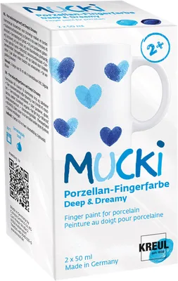 Productafbeelding van KREUL 26324 - MUCKi Porseleinverf Set "Diep & Dromerig", 2x 50ml