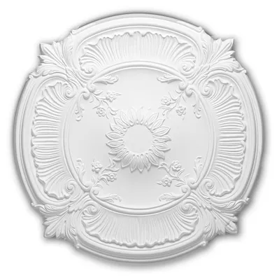 Image de Profhome 156026 Rosace Élement décorative Élement pour plafond Ø 77 cm