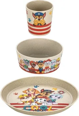 Image de Set Vaisselle Enfant Pat Patrouille Vaisselle Enfant Durable Pat Patrouille Koziol - Koziol
