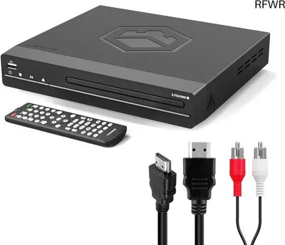 Zdjęcie produktu dla Kompaktowy odtwarzacz DVD z obsługą HDMI, wieloregionalny i oferujący rozdzielczość Full HD 1080p